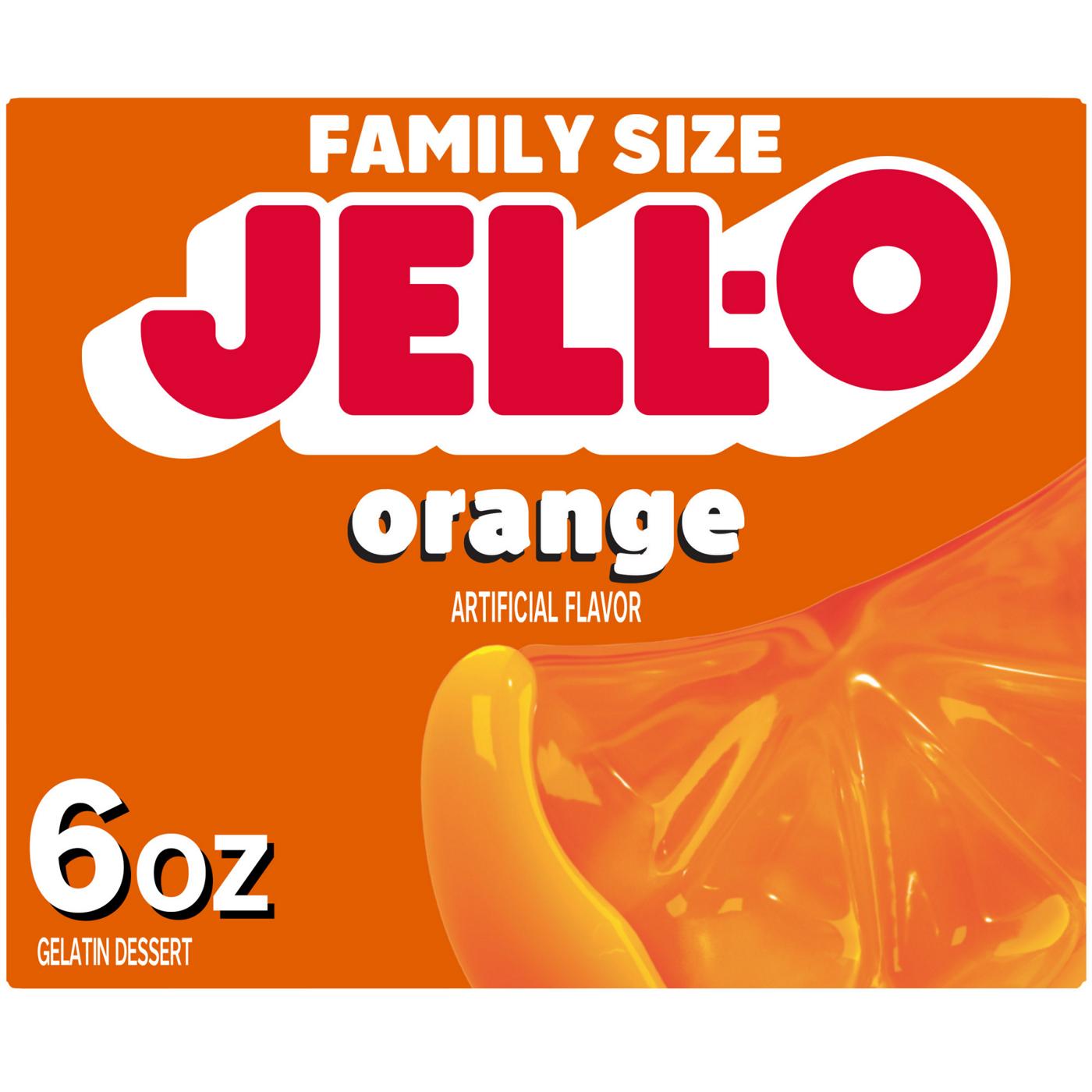 Jell-O Orange Instant Gelatin Mix; image 1 of 4