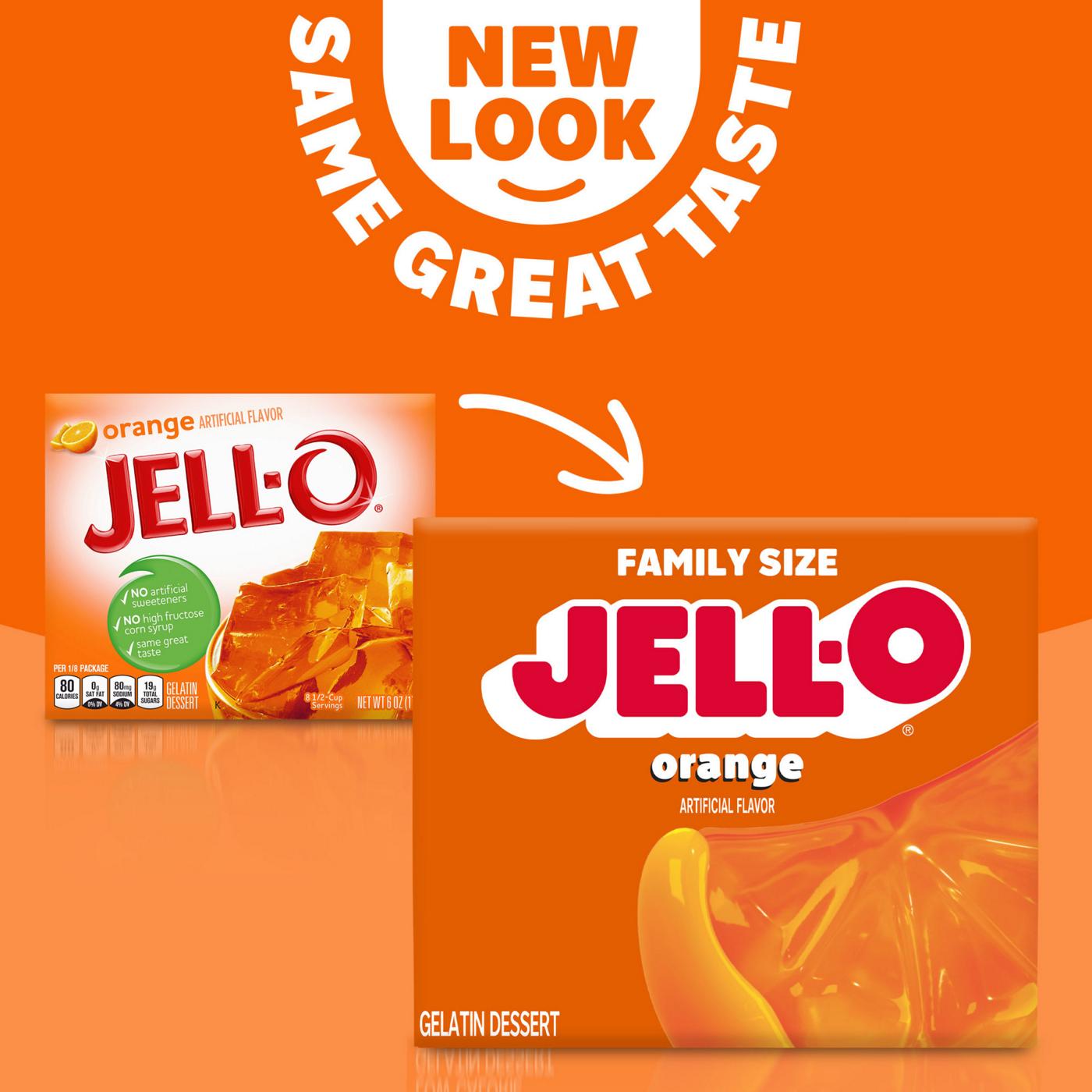 Jell-O Orange Instant Gelatin Mix; image 3 of 4