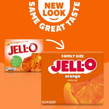 Jell-O Orange Instant Gelatin Mix, 6 oz