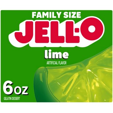 Jell-O Lime Instant Gelatin Mix, 6 oz