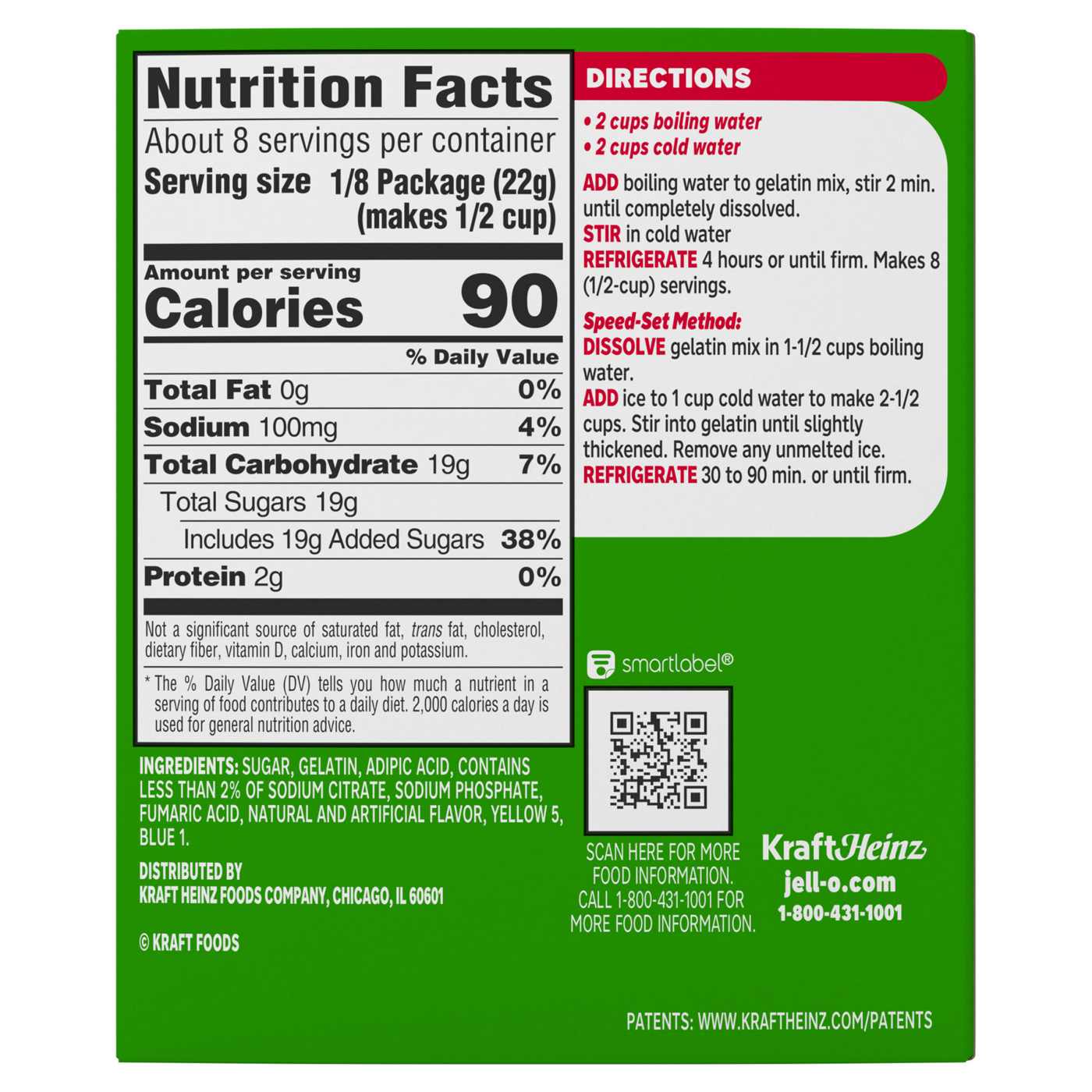 Jell-O Lime Instant Gelatin Mix; image 4 of 5