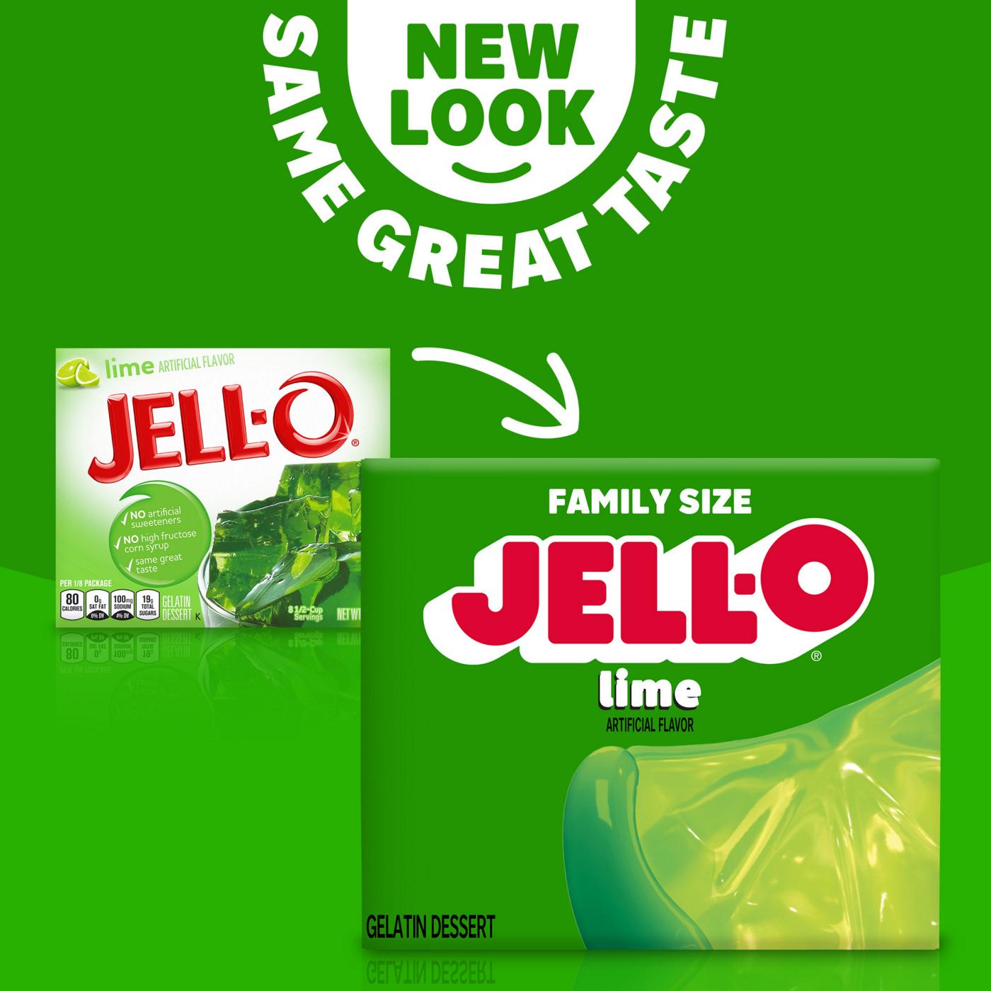 Jell-O Lime Instant Gelatin Mix; image 5 of 5