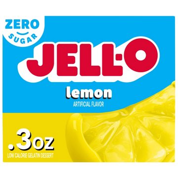 Jell-O Sugar Free Lemon Instant Gelatin Mix, 0.3 oz