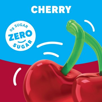 Jell-O Zero Sugar Cherry Gelatin Dessert Mix, 0.3 oz
