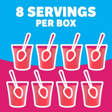 Jell-O Sugar Free Raspberry Instant Gelatin Mix, 0.6 oz