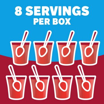 Jell-O Sugar Free Cherry Instant Gelatin Mix, 0.6 oz