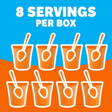 Jell-O Sugar Free Orange Instant Gelatin Mix, 0.6 oz