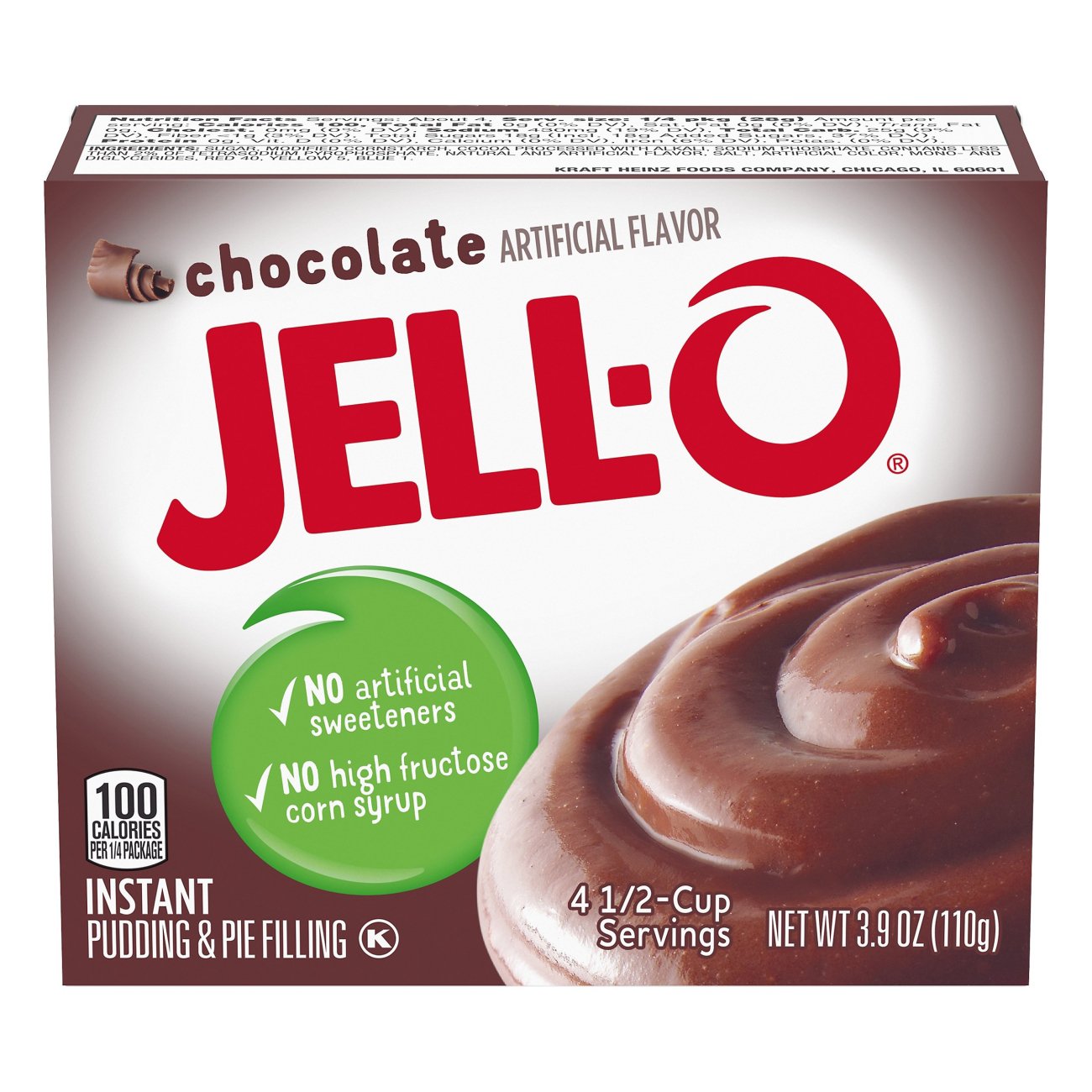 Jell-O Chocolate Instant Pudding Mix - Shop Pudding & Gelatin Mix at H-E-B