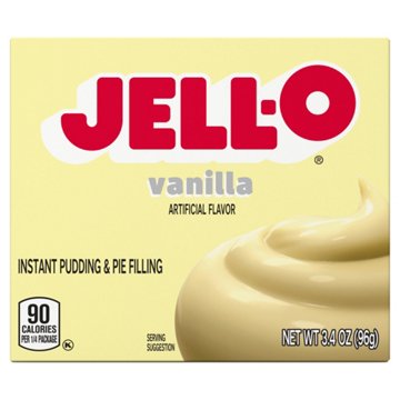 Jell-O Vanilla Instant Pudding Mix, 3.4 oz