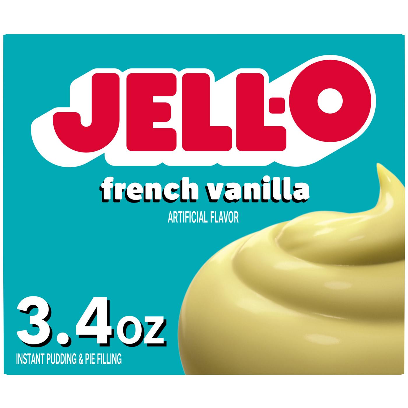 Jell-O French Vanilla Instant Pudding Mix; image 1 of 5