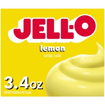 Jell-O Lemon Instant Pudding Mix, 3.4 oz