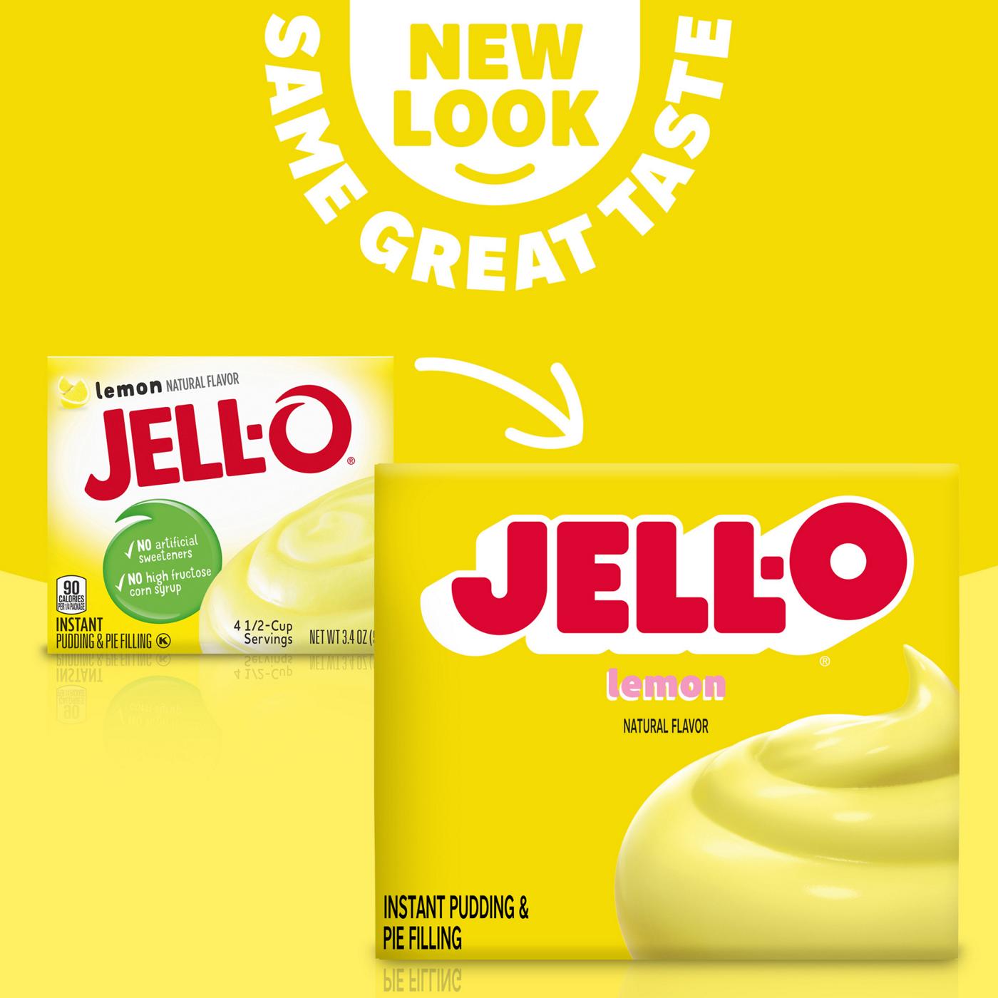 Jell-O Lemon Instant Pudding Mix; image 5 of 8