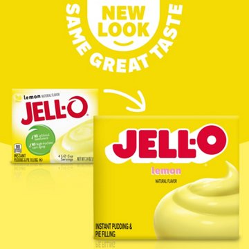 Jell-O Lemon Instant Pudding Mix, 3.4 oz