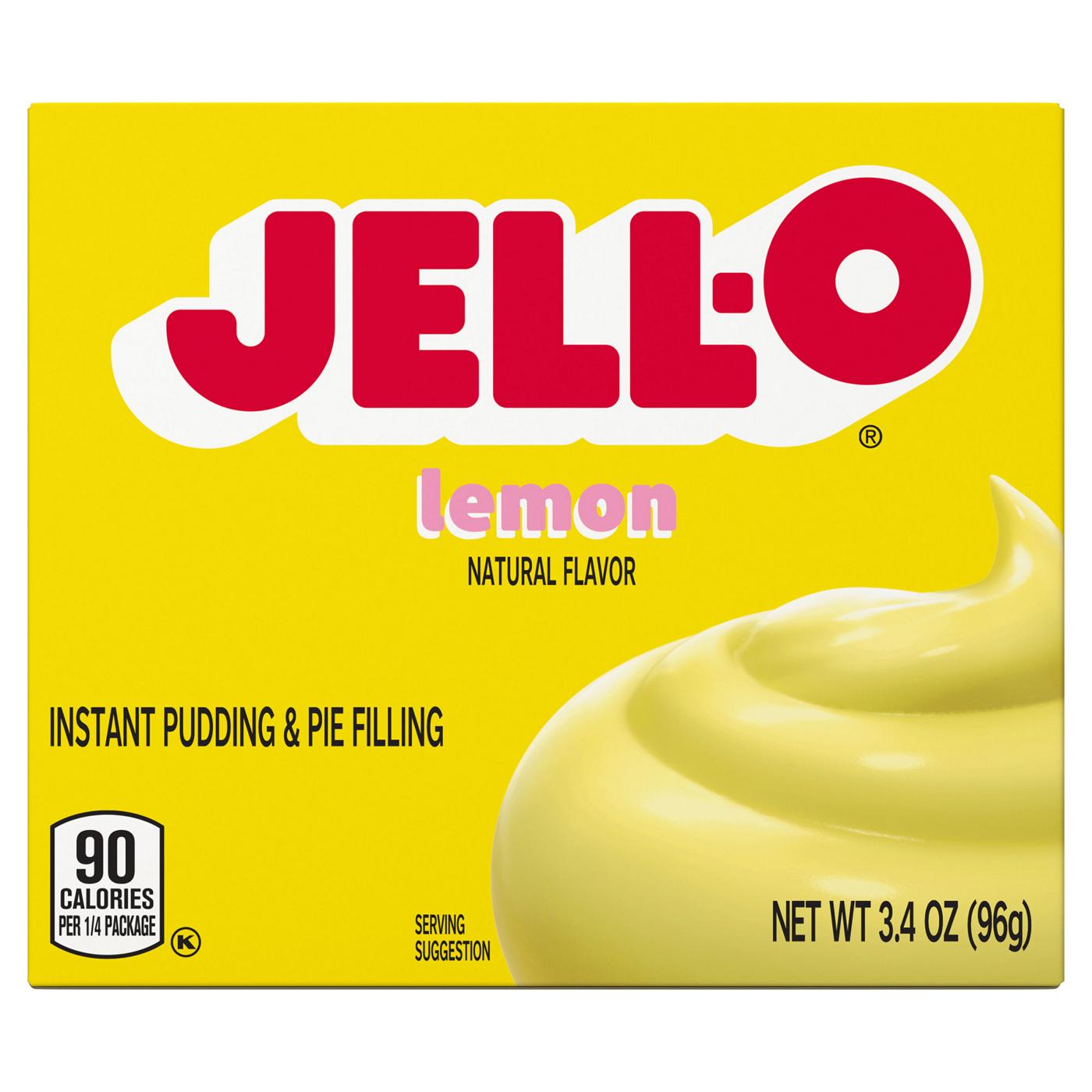 Jell-O Lemon Instant Pudding Mix; image 8 of 8