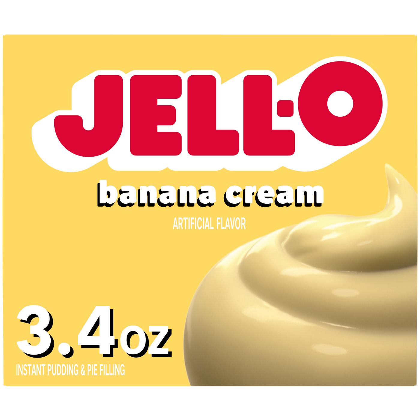 Jell-O Banana Cream Instant Pudding Mix; image 2 of 3