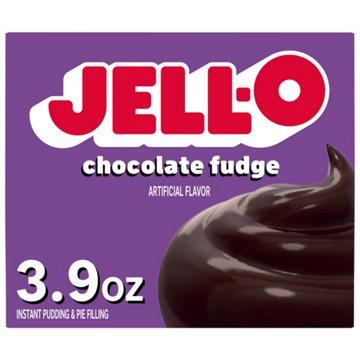 Jell-O Chocolate Fudge Instant Pudding Mix, 3.9 oz