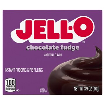 Jell-O Chocolate Fudge Instant Pudding Mix, 3.9 oz