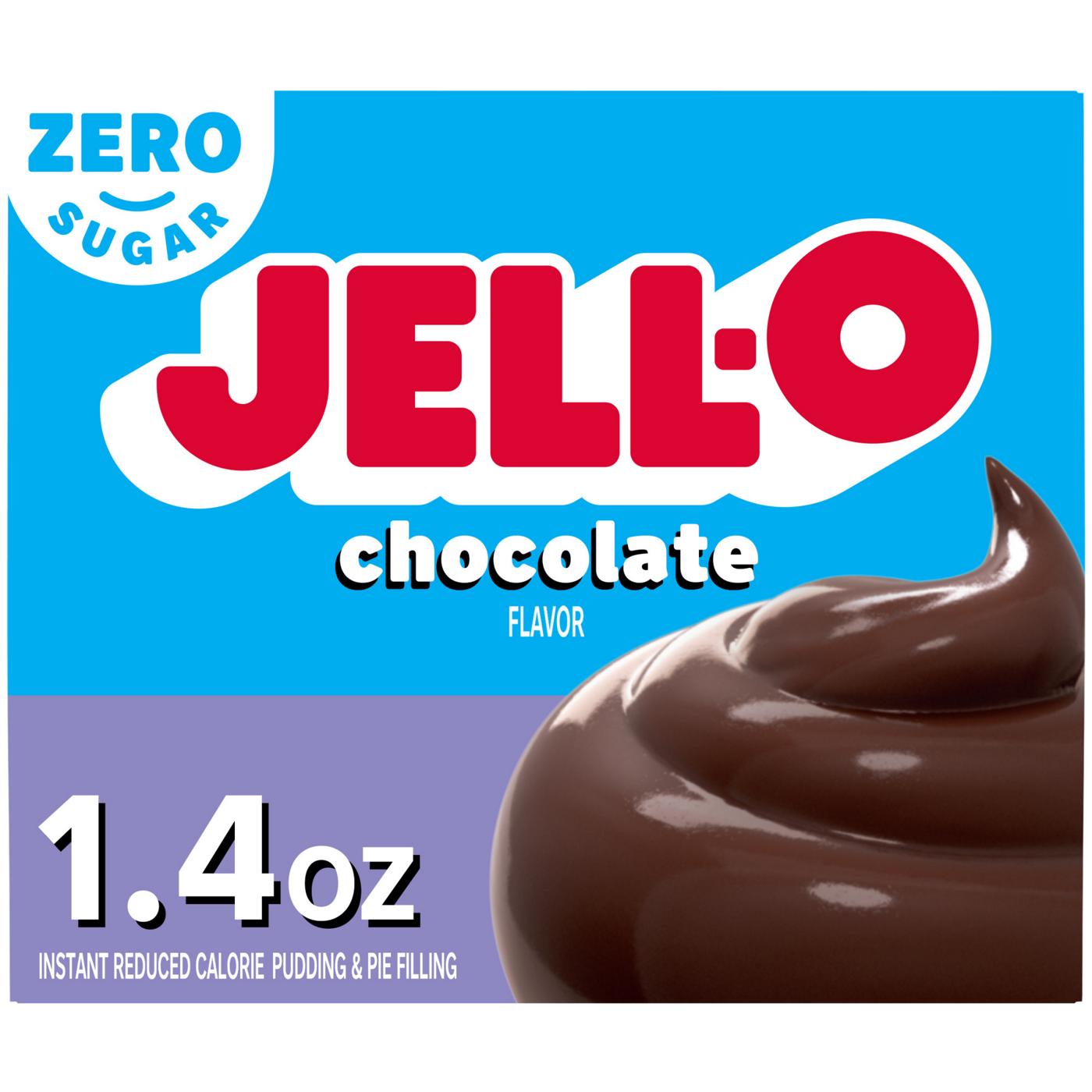 Jell-O Zero Sugar Chocolate Instant Pudding Mix; image 1 of 9