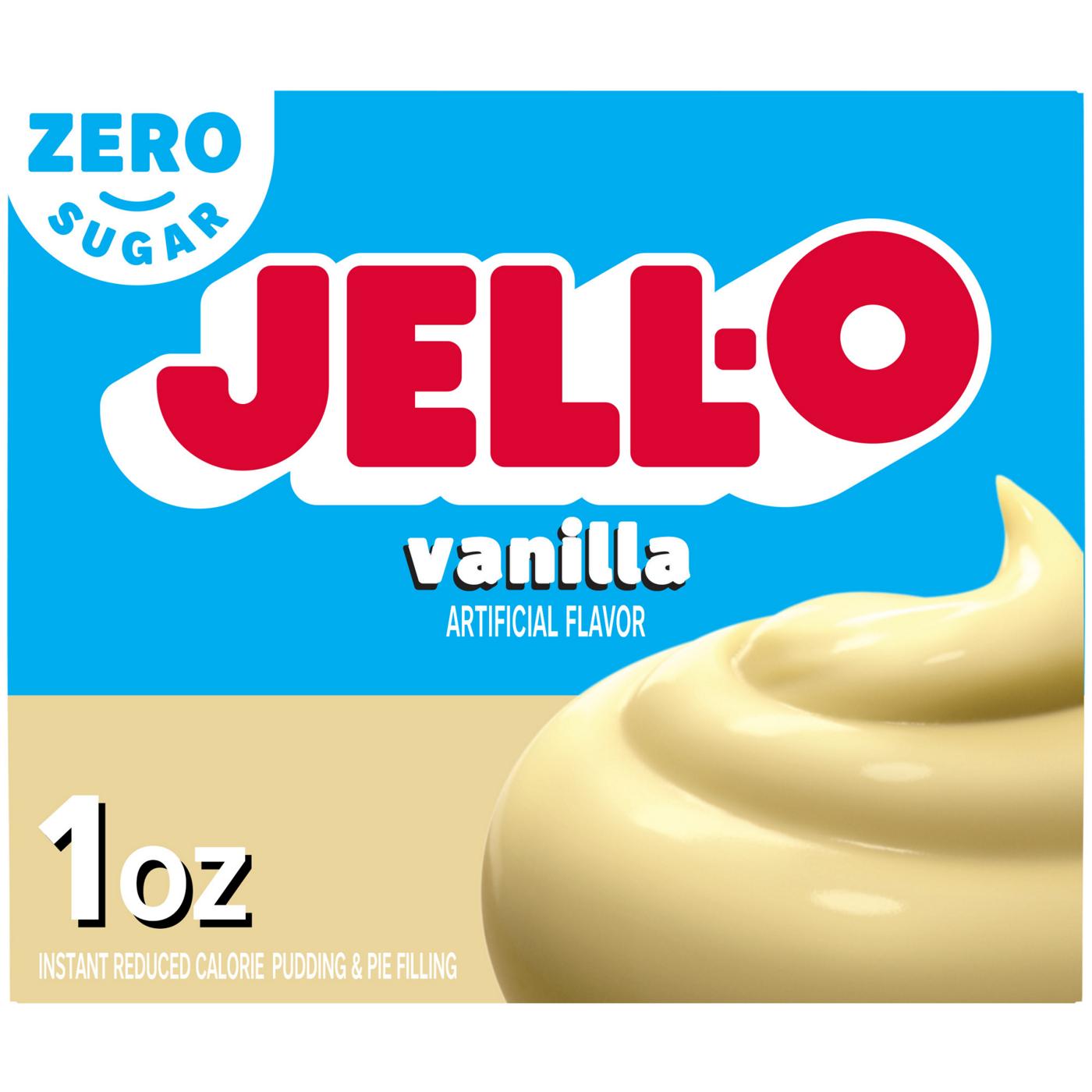 Jell-O Zero Sugar Vanilla Instant Pudding Mix; image 1 of 5
