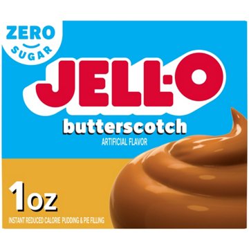 Jell-O Sugar Free Butterscotch Instant Pudding Mix, 1 oz