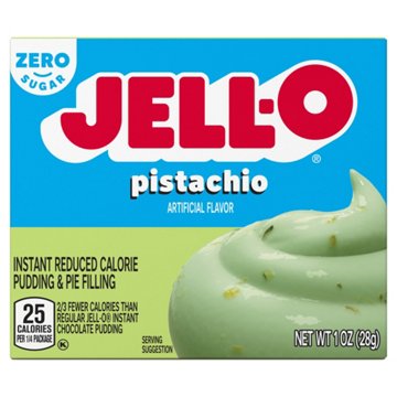 Jell-O Sugar Free Pistachio Instant Pudding Mix, 1 oz