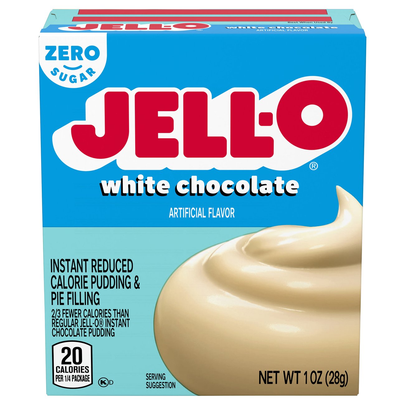 Jell O Zero Sugar White Chocolate Instant Pudding Mix Shop