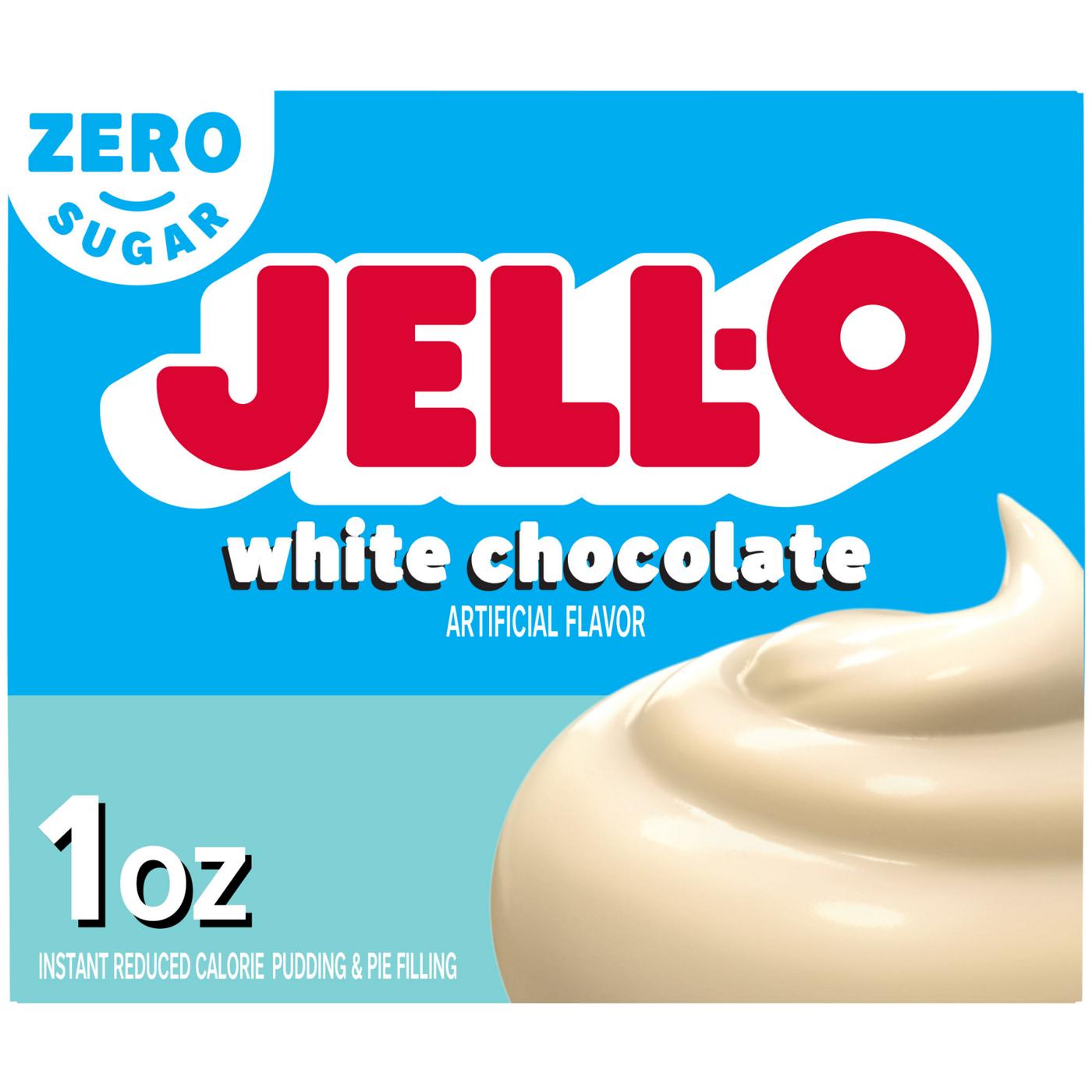 Jell-O Sugar Free White Chocolate Instant Pudding Mix; image 1 of 5