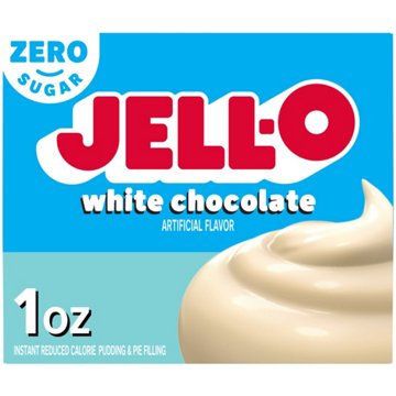 Jell-O Sugar Free White Chocolate Instant Pudding Mix, 1 oz
