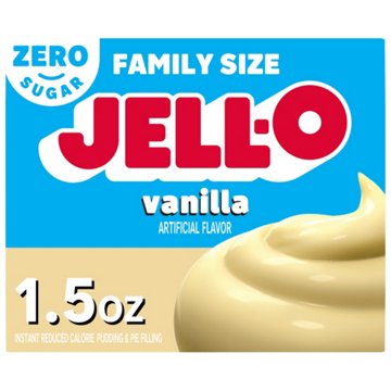 Jell-O Sugar Free Vanilla Instant Pudding Mix, 1.5 oz