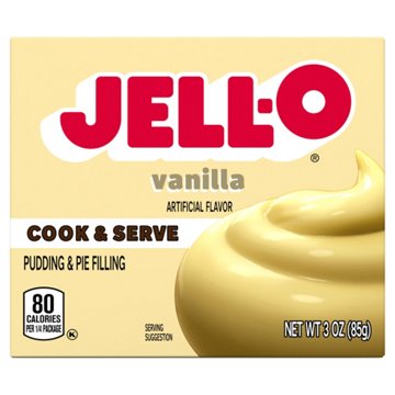 Jell-O Cook And Serve Vanilla Pudding, 3 oz