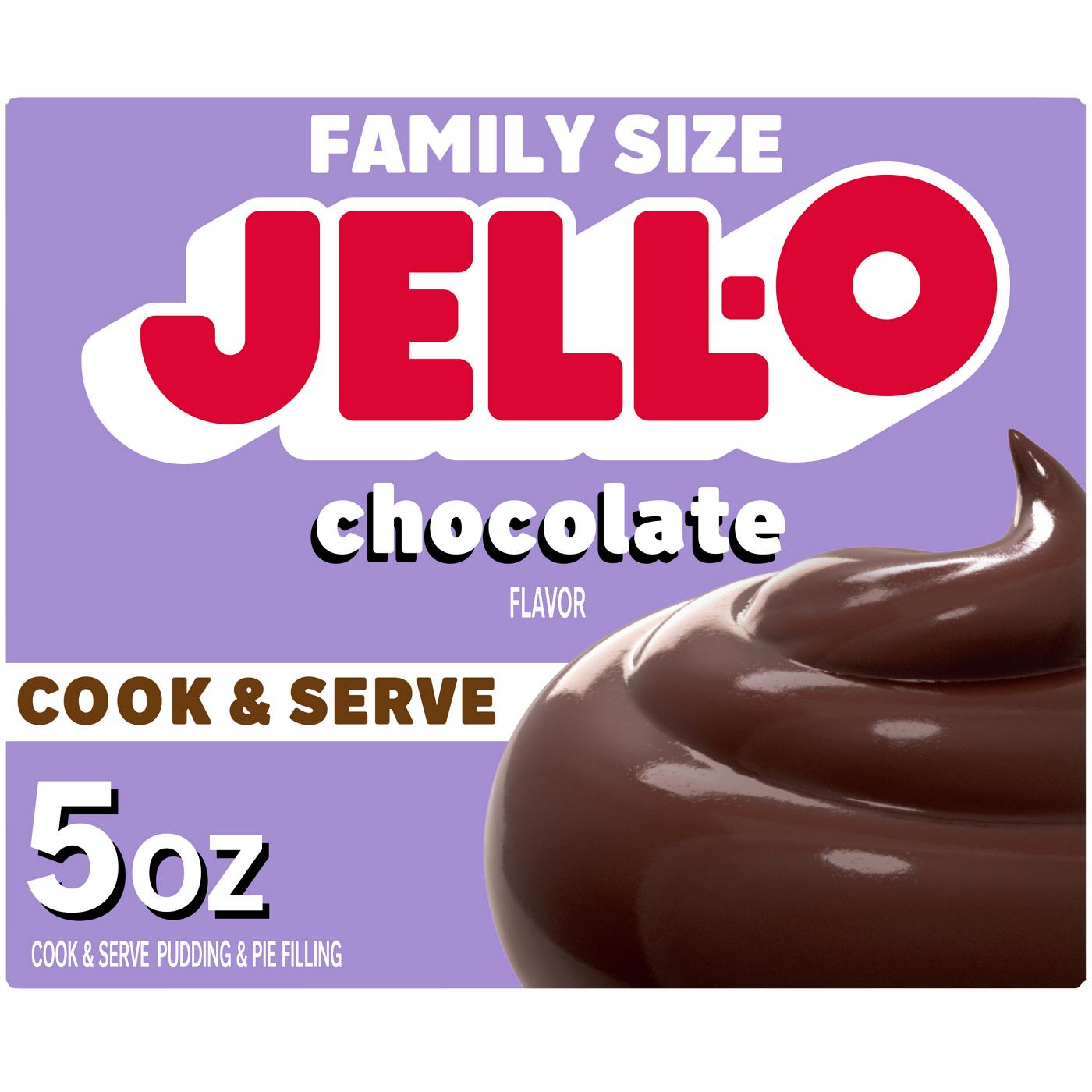 Jell-O Cook & Serve Chocolate Pudding Mix; image 1 of 4
