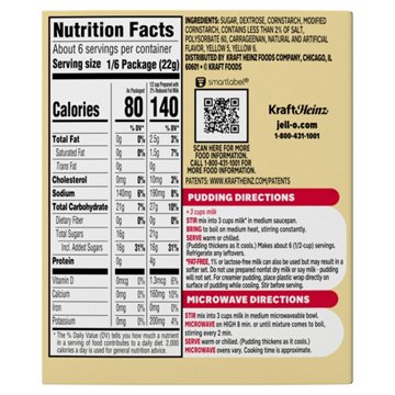 Jell-O Cook And Serve Vanilla Pudding