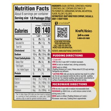 Jell-O Cook & Serve Banana Cream Pudding Mix, 4.6 oz