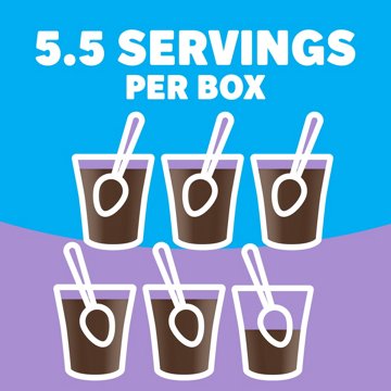 Jell-O Zero Sugar Cook & Serve Chocolate Pudding Mix - Family Size, 2 oz