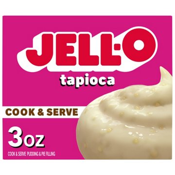 Jell-O Cook & Serve Tapioca Pudding Mix, 3 oz