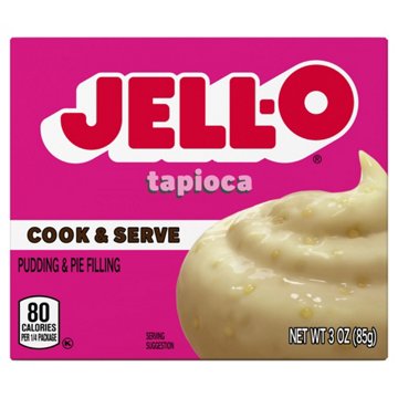 Jell-O Cook & Serve Tapioca Pudding Mix, 3 oz