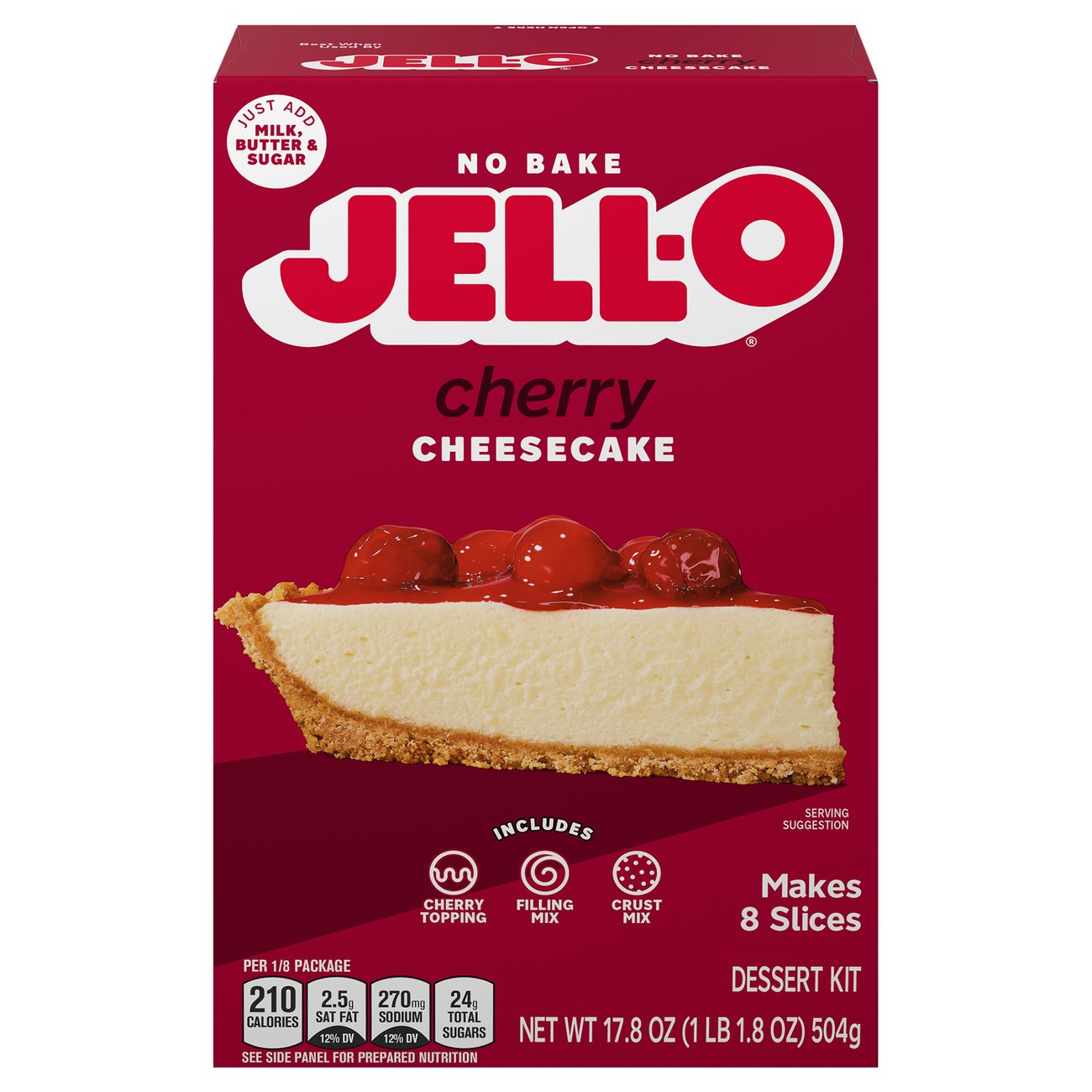 JellO No Bake Cherry Cheesecake Dessert Shop Baking mixes at HEB