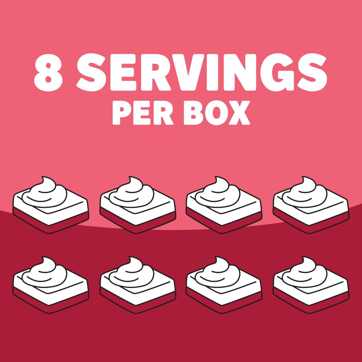 Jell-O No Bake Cherry Cheesecake Dessert; image 2 of 5