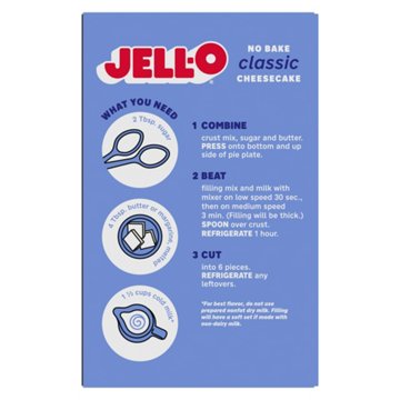Jell-O No Bake Real Cheesecake Dessert, 11.1 oz