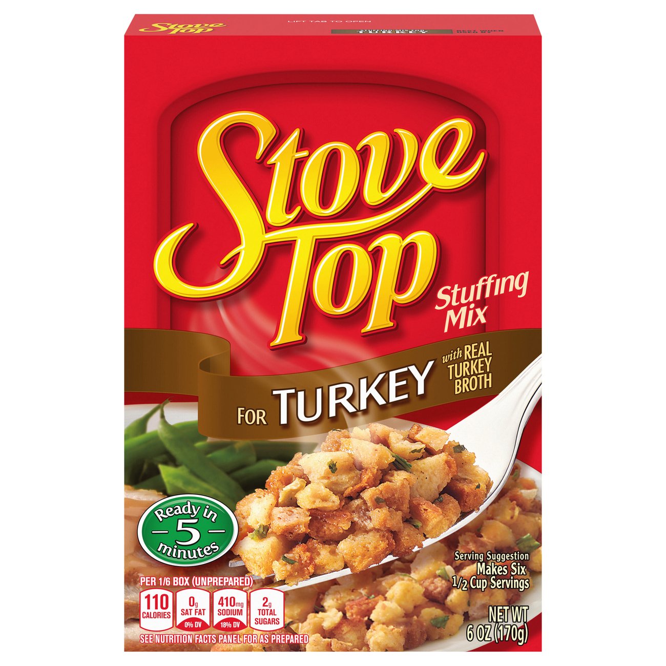 Stove Top Turkey Stuffing Mix Shop Pantry Meals At H E B