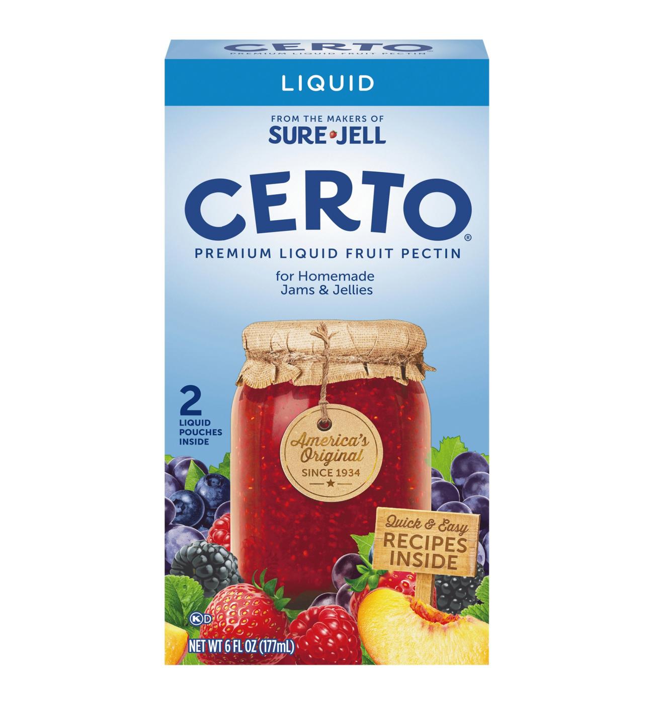 Certo Premium Fruit Pectin Box-Liquid; image 1 of 2