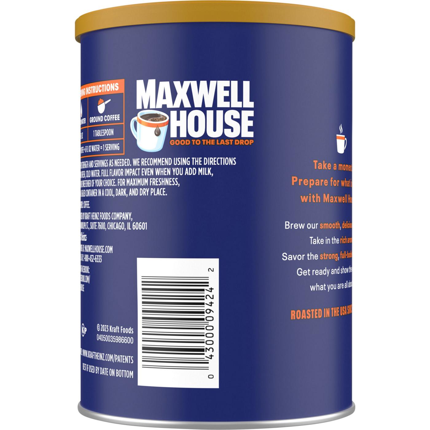 Maxwell House 100% Colombian Ground Coffee, 9.9 oz Canister; image 4 of 5