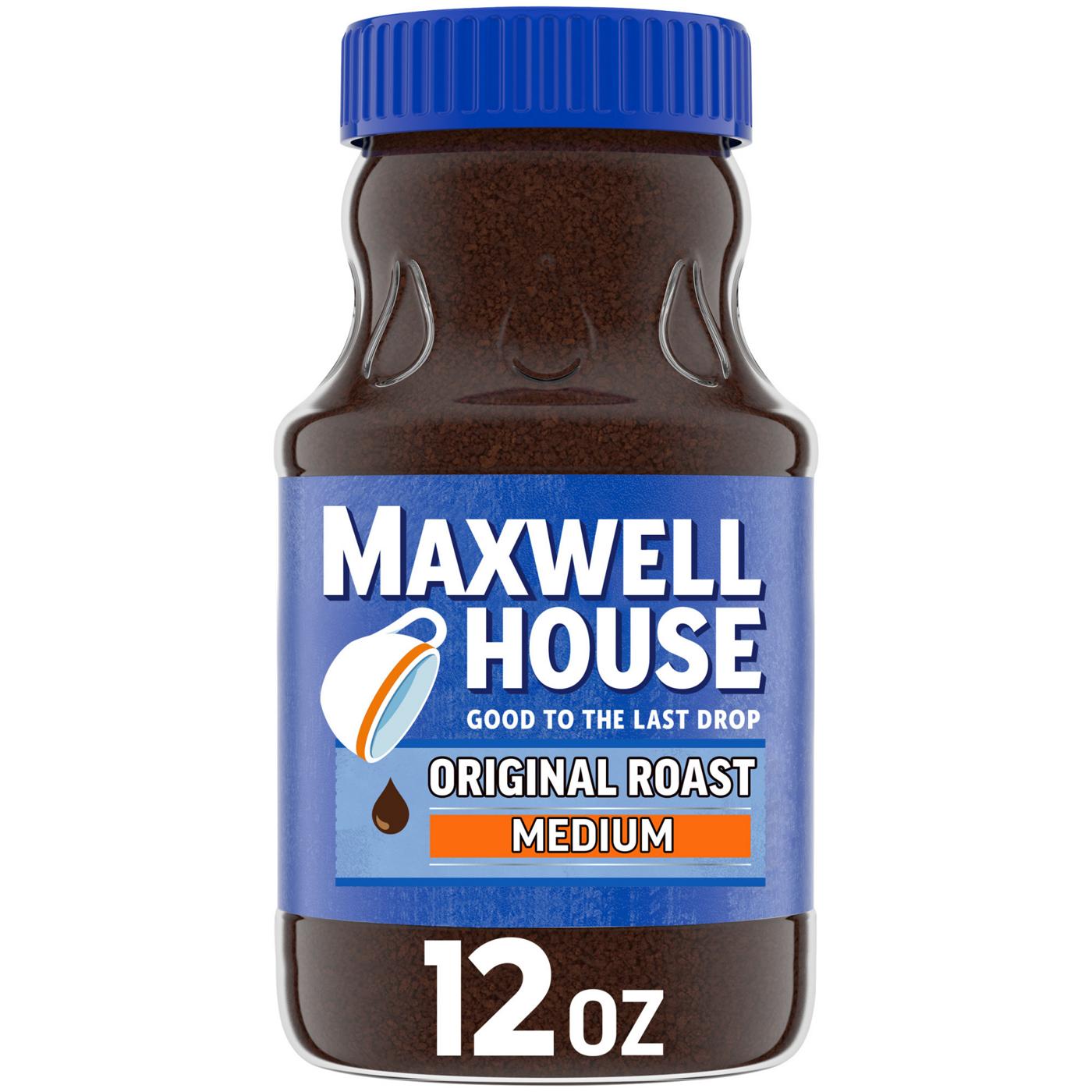 Maxwell House Original Roast Ground Instant Coffee; image 1 of 8
