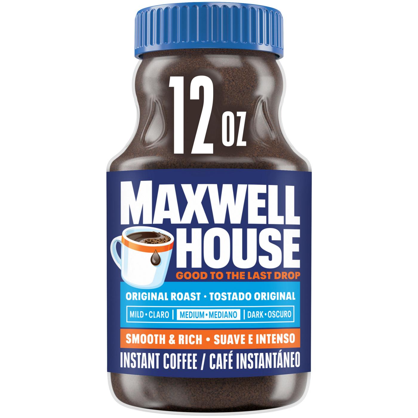 Maxwell House Original Roast Ground Instant Coffee; image 1 of 5