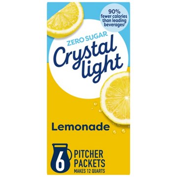 Crystal Light Lemonade Drink Mix, 6 ct