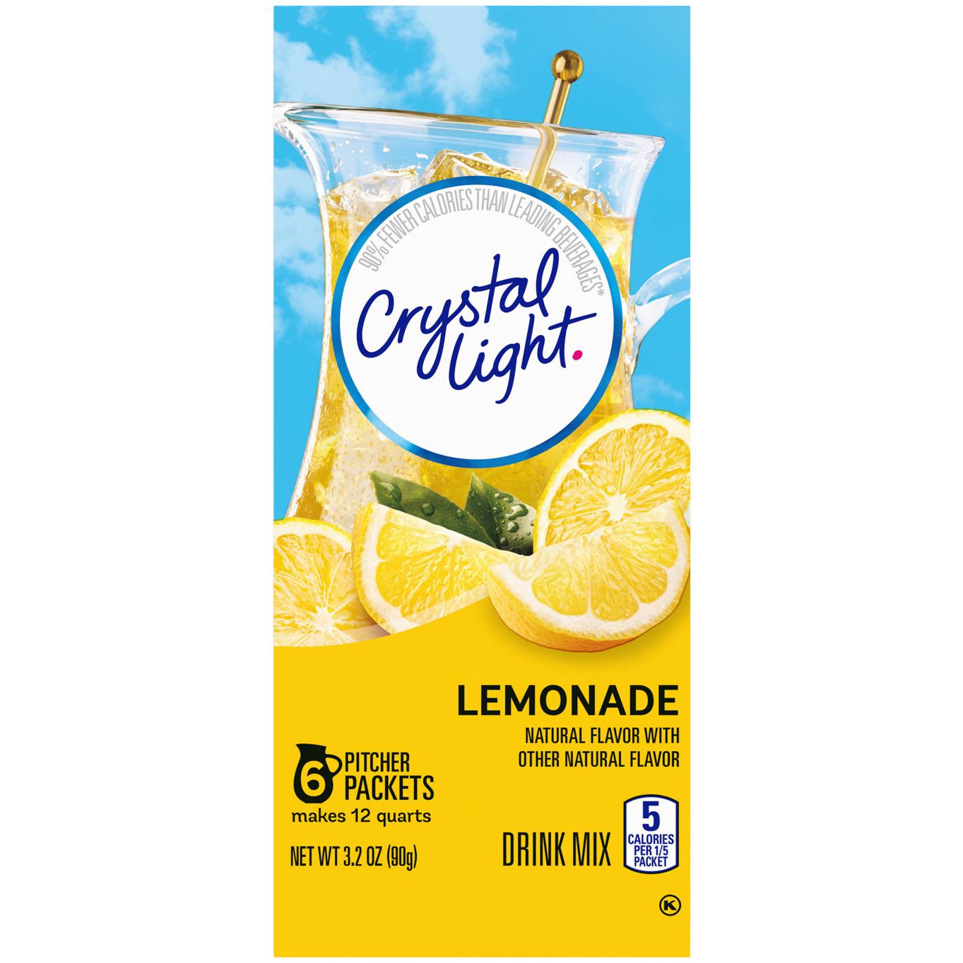 Crystal Light Lemonade Drink Mix; image 4 of 5