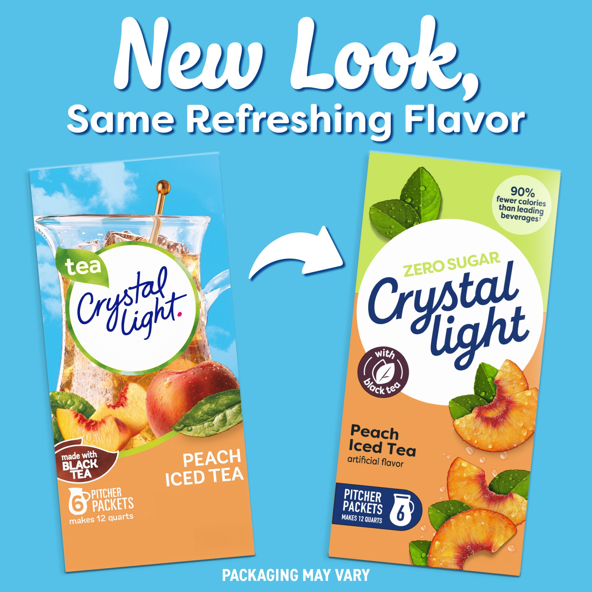 Crystal Light Peach Iced Tea Drink Mix - Shop Tea at H-E-B