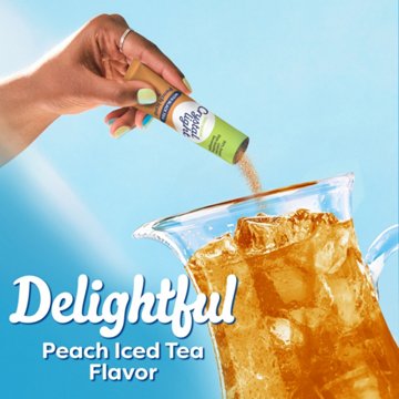 Crystal Light Peach Iced Tea Drink Mix, 6 ct
