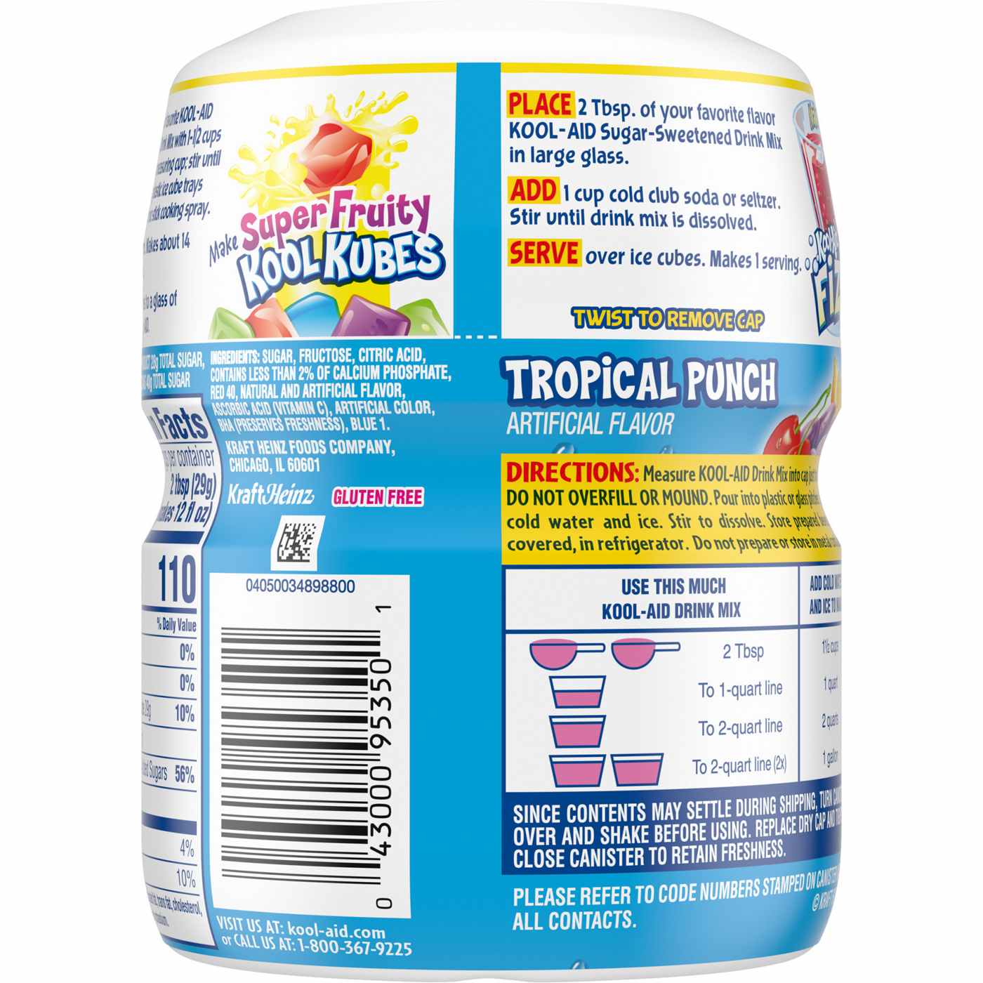 Kool-Aid Sweetened Tropical Punch Powdered Drink Mix; image 4 of 5