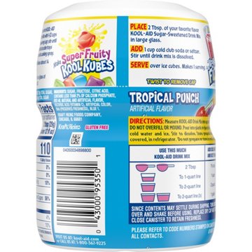 Kool-Aid Sweetened Tropical Punch Powdered Drink Mix, 19 oz